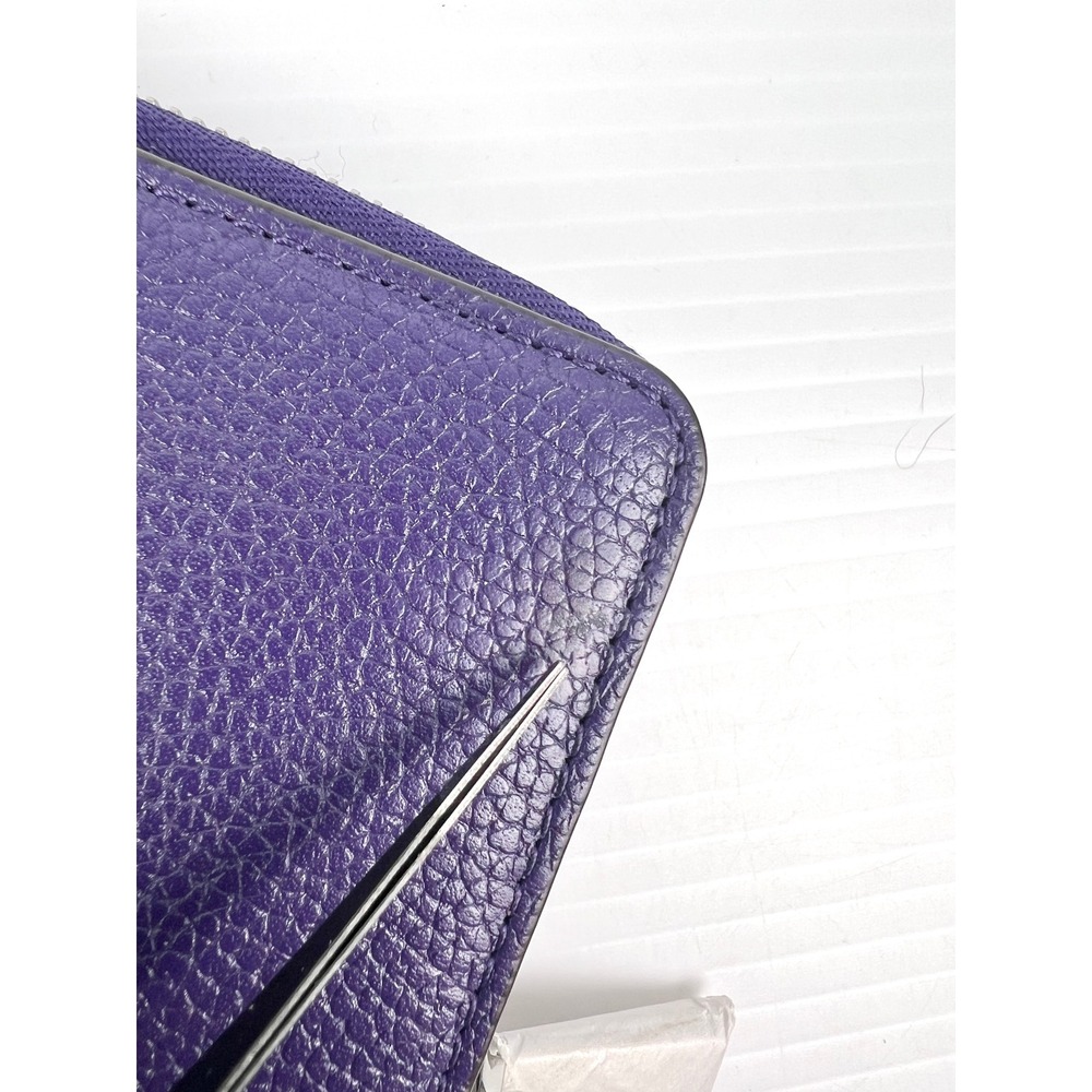Michael Kors Mercer Smartphone Wristlet Iris‎ Purple Pebbled Leather 32F6SM9E3L - Picture 10 of 10